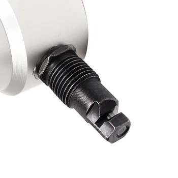 1 adet Metal Kesme Çift Kafa Sac Nibbler Testere Kesici Aracı Matkap Eki Ücretsiz Kesme Aleti Sac Tamir Aksesuarı