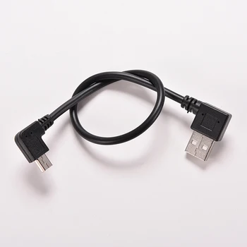 1 Adet Mini USB 2.0 A Sağ Erkek Fiş Mini B 5P Dik Açı Erkek Fiş Kablosu Adaptör Kablosu