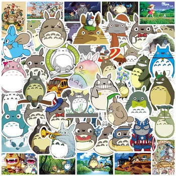 10/30/50 adet Sevimli Anime Totoro Çıkartmalar Miyazaki Hayao Karikatür Çıkartmaları DIY Scrapbooking Dizüstü telefon kılıfı Su Geçirmez Çocuklar Etiket