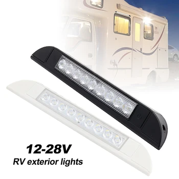 12V-28V led ışık Çubuğu Römork Dış Lamba Led Şerit ışıkları 4.5 W floresan lamba dolap ışığı Karavan Van Otobüs Araba Tekne Kamyon