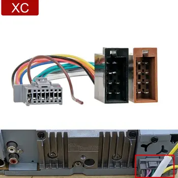 16 Pin Araba Radyo Iso Erkek Adaptör Kablosu Dın Kablo Demeti Konnektörü İle Uyumlu Panasonic İçin CQ-C CQ - DFX CQ-DP Serisi