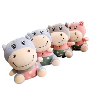 20 Cm Kawaii Hippo Su Aygırı Karikatür Hayvan Araba Yatak Odası Dekorasyon Kolye Bebek Çocuk Oyuncak