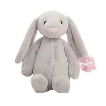 25-35cm Büyük Uzun Kulaklar Tavşan peluş oyuncak Güzel Karikatür Uzun Kulaklar Tavşan Bebek Bebek Çocuk uyku oyuncakları Tavşan dolgu yastık hediyeler