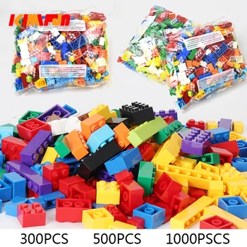 300 adet 500 adet 1000 Adet Yapı Taşları Setleri Şehir DIY Yaratıcı Tuğla Uyumlu Tuğla Eğitici Çocuk Oyuncak Blokları Hediye