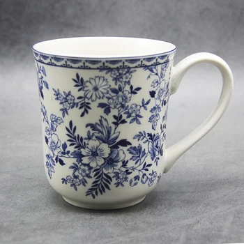 300 ML İngiltere Geleneksel Eski İngiltere Kaleler Pembe Kupa Kahve Çay Süt içecek bardakları Kolu ile Kahve Kupa Hediye için