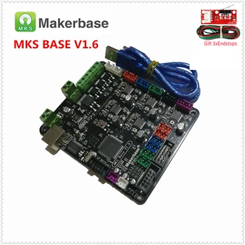 3D yazıcı anakart MKS BASE V1. 6 entegre devre uyumlu RAMPALARI Mega 2560 Marlin kontrol kartı dıy aksesuarları