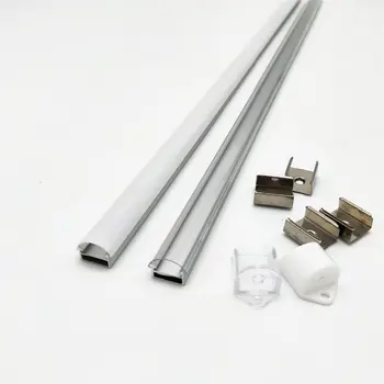 5-20sets 50cm uzunluk ışıklar ve aydınlatma şerit kanal muhafazası için alüminyum led profil Alaşımlı alu profil Ürün No. HR-AP1509