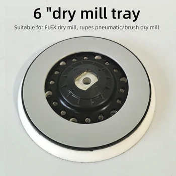 6 İnç 150mm RUPES ESNEK Elektrikli taşlama diski Tepsisi Dişli Tekerlek Parlatma Yapışkanlı Zımpara Chuck Değirmeni Vantuz