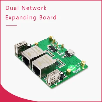 Ahududu Pi Sıfır / W / WH Çift Ağ genişletme kartı Sıfır 2W geçişler Gigabit tek ağ ve Ethernet çin'de 3B formu
