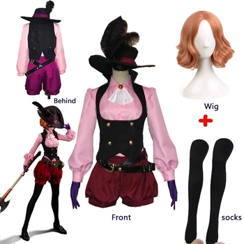 Anime Persona 5 Noir Haru Okumura Cosplay Kostüm Noir Haru Okumura Cosplay Kıyafet Tam Set Şapka Çorap Peruk Kadınlar İçin Cadılar Bayramı