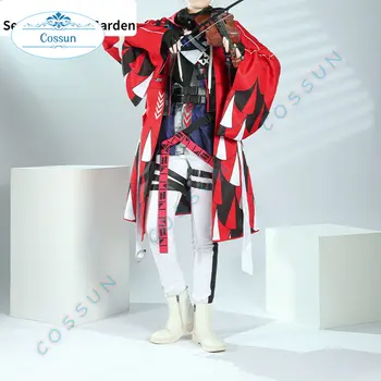 Anime Vtuber Nijisanji VOLTACTİON Seraph Dazzle Bahçe Oyun Takım Elbise Yakışıklı Üniforma Cosplay Kostüm Partisi Kıyafet S-3XL