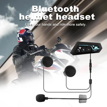 BT22 Bluetooth5. 0 Motosiklet Kask Kulaklık Kablosuz Sürme Kulaklık Anti-parazit motorsiklet Handsfree Kask Kulaklık