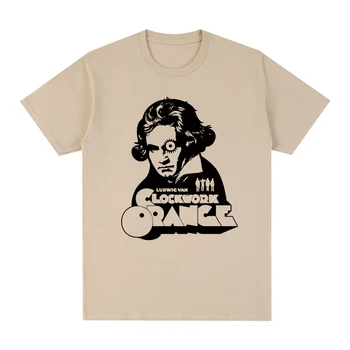 Clockwork Turuncu Beethoven t-shirt Pamuk Erkekler T gömlek Yeni TEE TİŞÖRT Bayan tops
