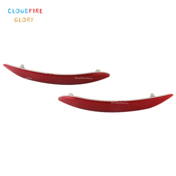 CloudFireGlory 63147314883 63147314884 Çift Sol+Sağ Arka Tampon Reflektör İşık Lambası Kırmızı BMW E84 X1 2013 2014 2015