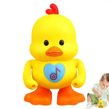 Dans oyuncak ördek Müzikal oyuncak ördek Müzik Ve ışıkları İle Öğrenme Eğitim Light Up müzikli oyuncak 1 Yaşındaki Bebek Çocuklar İçin Bo