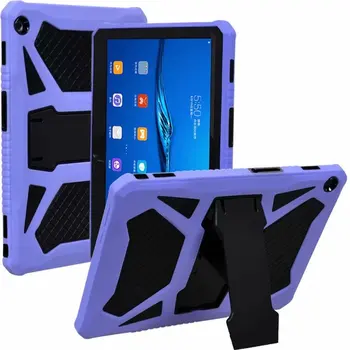 Darbeye dayanıklı Tablet Kapak sert çanta Huawei MediaPad M5 8.4 İnç SHT-AL09 SHT-W09 Görev Damla Direnci Silika Jel + PC Kabuk + kalem