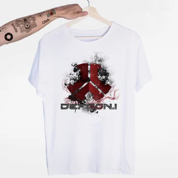 Defqon 1 Saf Tasarımcı Bant T-shirt O-Boyun Kısa Kollu Yaz Rahat Moda Unisex Erkekler Ve Kadınlar Tshirt