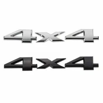 DIY 3D 4x4 Amblem Rozeti Sticker 14.5x3cm Logo Çıkartması Jeep Grand Cherokee İçin