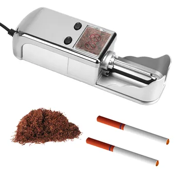 Elektrikli Otomatik Sigara Sarma Makinesi Tütün Rulo Sigara Aracı DIY Ot Tütün Rulo Boru Enjektör AB Tak