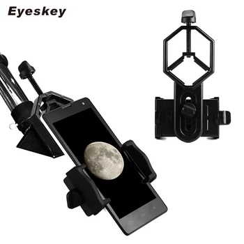Eyeskey Evrensel cep telefonu Adaptörü sabitleme kıskacı Dürbün Monoküler Spotting Kapsam Teleskop Desteği Mercek Çapı: 25-48mm