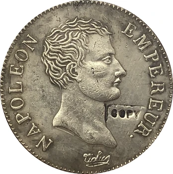 Fransa napolyon I 1807 B 2 Frank paraları kopyala