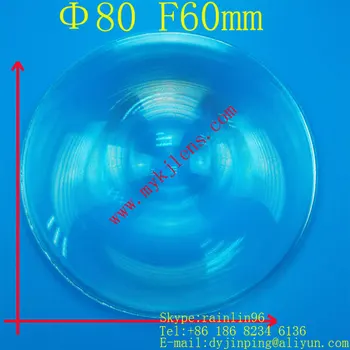 Fresnel Lens DIY TV Projeksiyon Güneş ocak Çapı 80mm Odak uzaklığı 60mm ücretsiz kargo D80MM F60MM lens