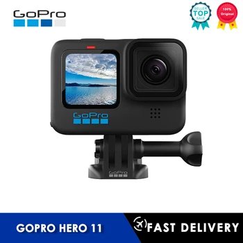 GOPRO HERO11 Siyah Spor Kamera 5.3 K Su Geçirmez Kamera Vlog Açık Dalış Sürme Anti Shake Spor Kamera