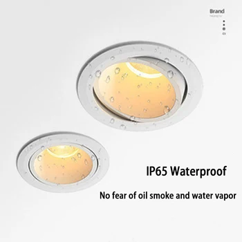 IP65 Su Geçirmez LED Spot AC85 - 265V 7 W 9 W 12 W Bridgelux COB Led Beyaz Spot Yüksek Kalite İle 3 Yıl Garanti