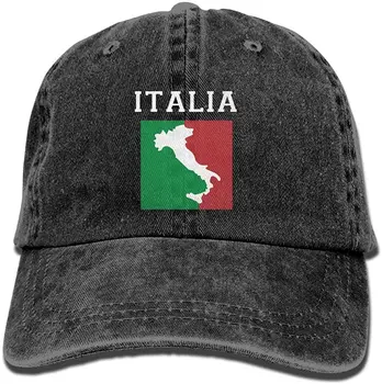 Italia İtalya italyan Bayrağı Kap Ayarlanabilir Kovboy Şapkaları beyzbol şapkası Erkekler ve Kadınlar için %100 % Pamuk Snapback Kapaklar güneş şapkası Açık Şapkalar