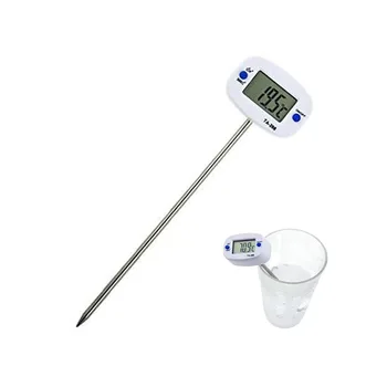 Iğne Gıda Termometre Mutfak Gıda Yağ termometre probu Bebek İçme Süt Elektronik Dijital su termometresi Çocuk İçin