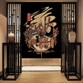 Japon tarzı Kumaş perde mutfak yatak odası Pencere Noren kapı oturma odası otel cafe kapı perdesi