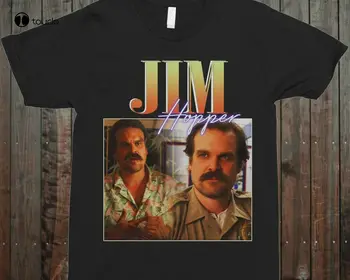 Jim Hazne David Liman Yabancı 90 S Crewneck vintage tişört Tee Gömlek