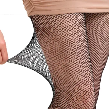 Kadın Örgü Seksi Külotlu Fishnet Tayt Fetiş Soğutma Sıvısı Fantasia Çorap Günaha Strumpfhose Femme Pantimedias