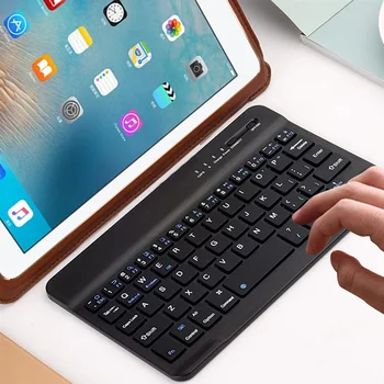 Klavye Kablosuz mini bluetooth Klavye Tablet Dizüstü tablet telefon Şarj Edilebilir Klavye
