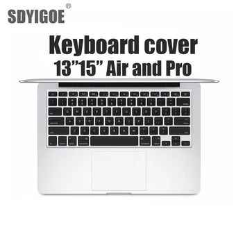 Klavye Kapak Cilt Silikon Koruyucu Film için MacBook Pro 13 15 17 için MacBook Hava Retina A1466A1502A1398A1286 Dizüstü Bilgisayarlar kılıfları