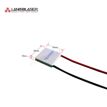 Lazer kozmetik makinesi el parçası için Peltier soğutma plakası TEC1-3107 / TEC1-03107, boyut : 20*20*3.5 mm