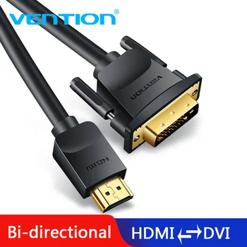 Mukavele HDMI DVI Kablosu 1 m 2 m 3 m 5 m DVI-D 24 + 1 Pin Desteği 1080 P 3D yüksek hızlı HDMI Kablosu LCD DVD HDTV XBOX Projektör PS3