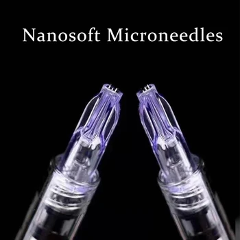 Nanosoft Microneedles 34G 1.2 mm 1.5 mm Dolgulu El Üç İğne Anti-Aging Göz Çevresi ve Boyun Hatları Cilt Bakımı Aracı