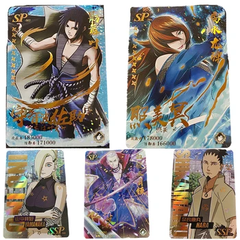 NARUTO SSP SP kart Yamanaka Ino Hidan Shodai Hokage Terumi Mei Uchiha Sasuke vardır oyun koleksiyonu Kartları çocuk oyuncağı hediye