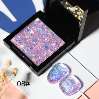 O. R. I Marka 5g 36 Renkler LED UV Katı Glitter Jel Oje kapalı Islatın Nail Art Yarı kalıcı Jel Cila Cila Vernik