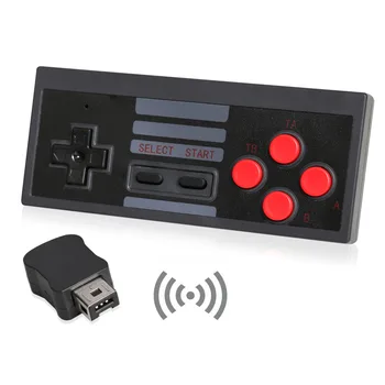 OSTENT Kablosuz Denetleyici + Alıcı Gamepad Nintendo NES Mini Klasik Baskı Famicom Mini Konsolu