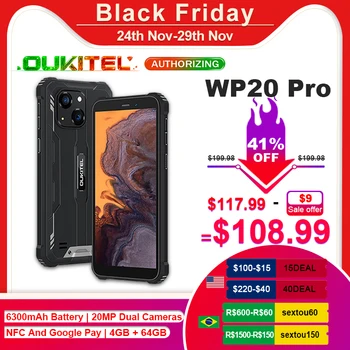 OUKITE WP20 Pro güçlendirilmiş akıllı telefon 5.93