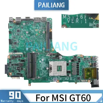 PAILIANG Laptop anakart MSI GT60 Anakart MS-16F21 VER 1.2 HM67 DDR3 test