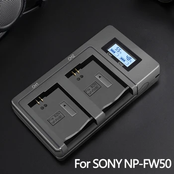 PALO NP FW50 NP-FW50 fw50 Kamera pil şarj cihazı FW50 LCD Şarj Sony A6000 5100 a3000 a35 A55 a7s II alpha55 alpha7A