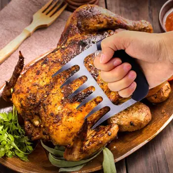 Paslanmaz Çelik Et Anahtarı Pençe Mutfak El Tavuk Haşlanma ısıya dayanıklı Et Anahtarı Türkiye Çatal Et Anahtarı