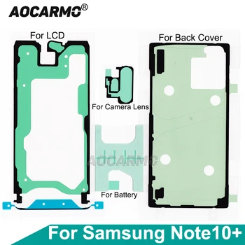 Samsung Galaxy Note10 + Not 10 Artı LCD Ekran Yapıştırıcı Ön Çerçeve Tutkal Pil arka kapak Kamera Lens Tam Set Etiket