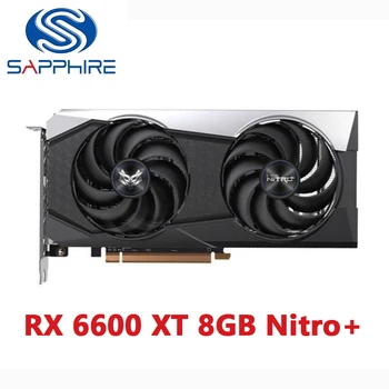 Sapphıre Radeon RX 6600 XT Nıtro+ 8GB Ekran Kartı AMD RX6600XT 8G D6 Nıtro + RX6600 XT Grafik Kartları Masaüstü Oyun GPU Kullanılan