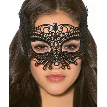 Seks Aksesuarları Siyah Kadın Dantel Göz Maskeleri süslü elbise Kostüm Maske Gece Kulübü Parti Göz Maskesi Seks Ürünleri CW80607