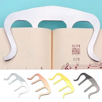 Taşınabilir Piyano Standları şarkı kitabı Sayfa Tutucu Klip Evrensel Çelik Ders Kitabı Müzik Puanı Not Klipleri Levha Müzik Severler İçin