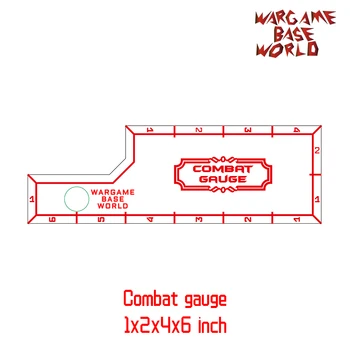 Wargame Base World-savaş ölçer - ölçü aleti-Savaş ölçer-1x2x4x6